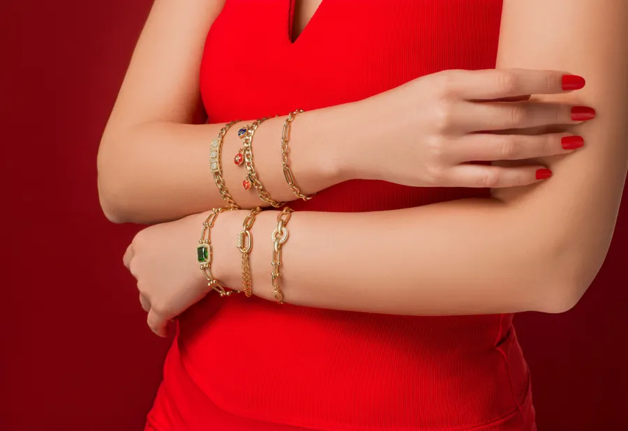Jewelry product photography produced by Maven